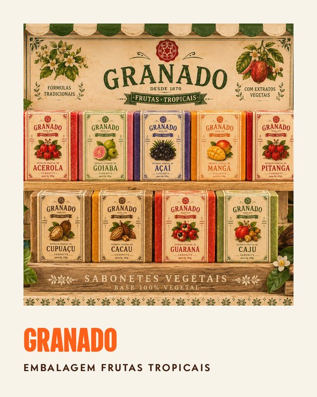 Granado: embalagem Frutas Tropicais