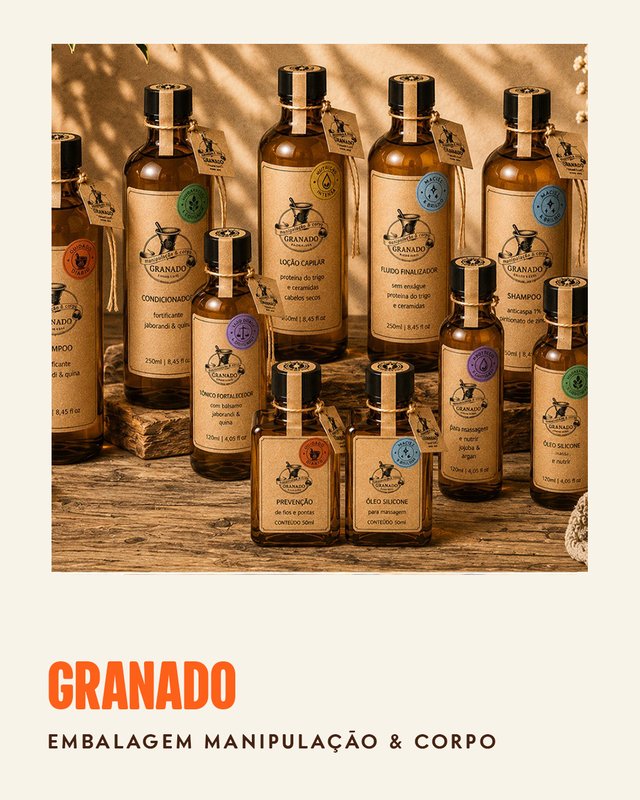 Granado: embalagem Manipulação