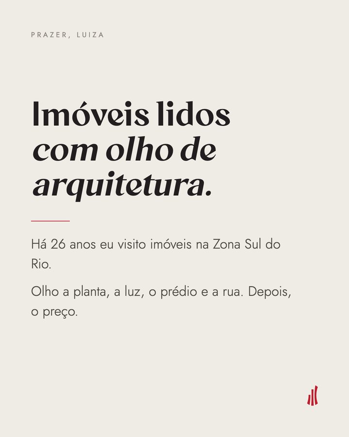 Imóveis lidos com olho de arquitetura