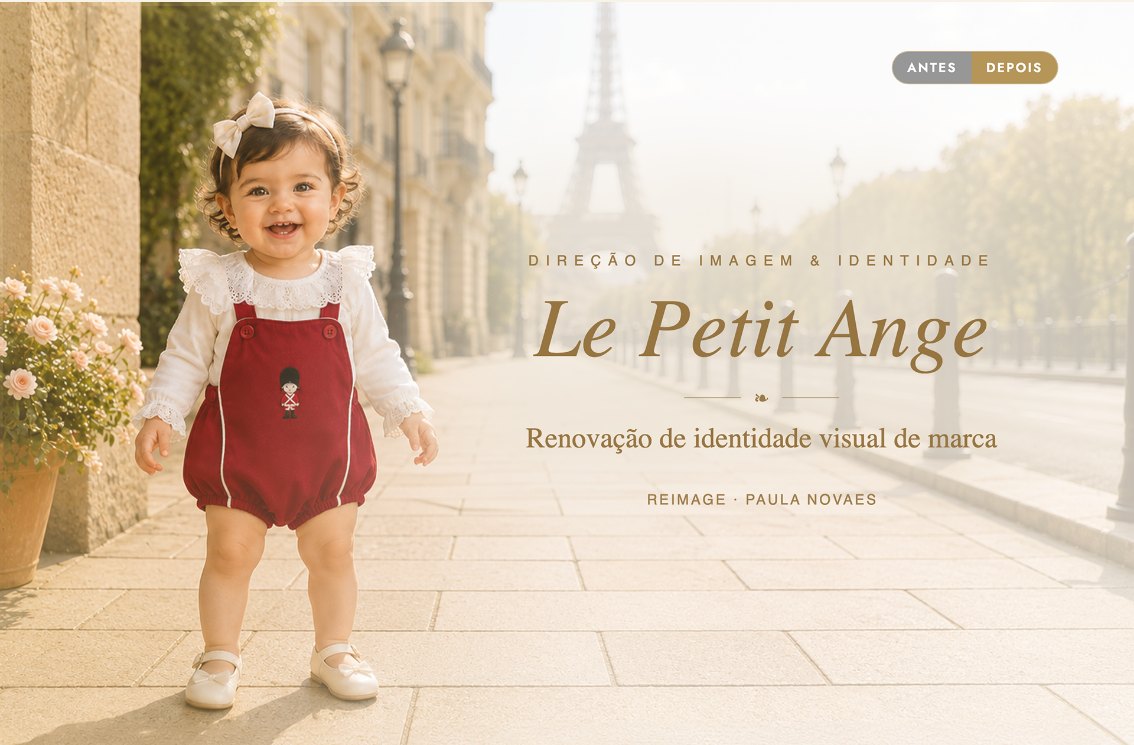 Le Petit Ange: renovação de identidade visual de marca