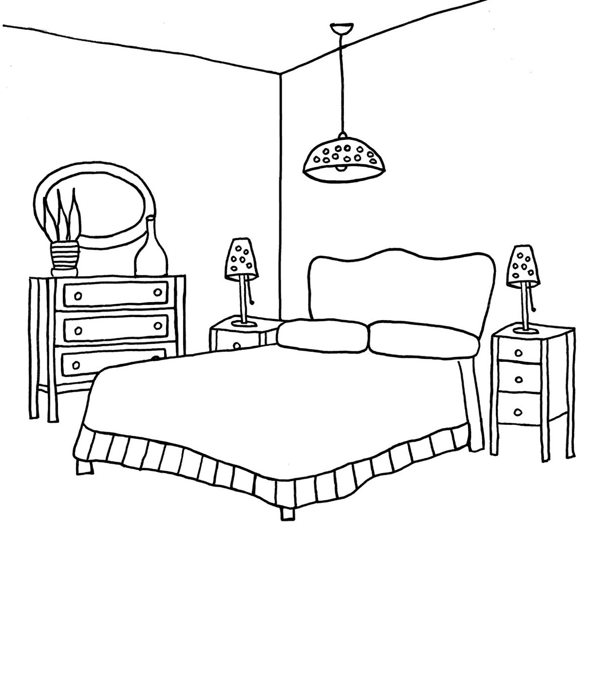 O traço do quarto