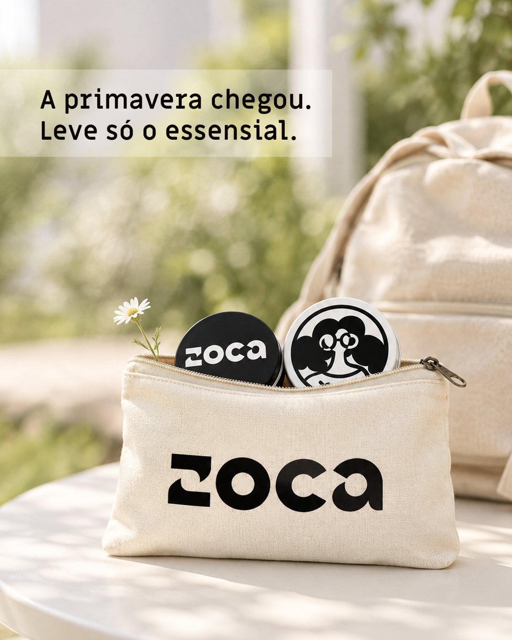 A primavera chegou. Leve só o essencial