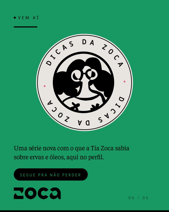 Vem aí: Dicas da Zoca